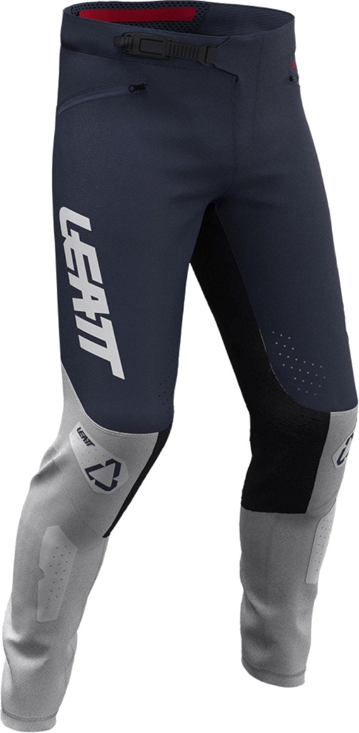 Dziecięce spodenki rowerowe Leatt MTB Gravity 4.0, niebieskie/białe, M