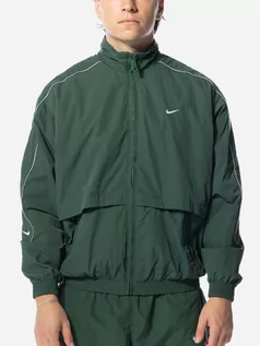 Kurtki męskie - Sportowa wiatrówka męska Nike Sportswear Solo Swoosh Woven Tracksuit Jacket "Fir" FB8622-323 L Zielona (196607424179) - grafika 1