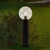 Lampy ogrodowe - Słupek oświetleniowy Lindby Dangan, przezroczysty, wysokość 60 cm, szkło, metal - miniaturka - grafika 1