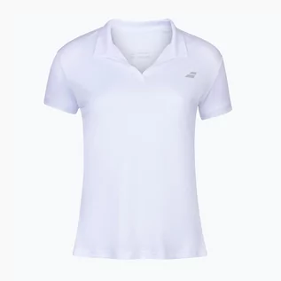 Koszulki sportowe damskie - BABOLAT Koszula damska BABOLAT Play Polo biała 3WP1021 - grafika 1