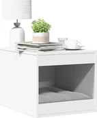 Szafki łazienkowe - vidaXL vidaXL Szafka na kuwetę, biała, 47x59x42 cm, materiał drewnopochodny - miniaturka - grafika 1