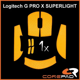 Grip Corepad Logitech G PRO X SUPERLIGHT Orange - Podkładki pod mysz - miniaturka - grafika 1
