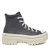 Trampki damskie - Trampki Converse Chuck Taylor All Star Lugged Heel Sherpa A10152C 094 Granatowy - miniaturka - grafika 1