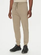 Spodnie sportowe męskie - HUGO Spodnie dresowe Dayote232 50489617 Brązowy Regular Fit - miniaturka - grafika 1