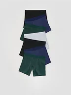 Skarpetki dla dzieci - Reserved - Bawełniane bokserki 7 pack - ciemnozielony - miniaturka - grafika 1