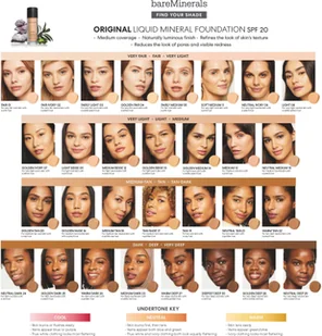 bareMinerals Original Liquid Mineral Foundation SPF 20 - podkład do twarzy Golden Dark 25 - Podkłady do twarzy bareMinerals Original Liquid Mineral Foundation SPF 20 - podkład do twarzy Golden Dark 25 - Podkłady do twarzy - miniaturka - grafika 7