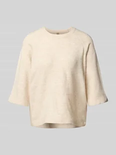 Sweter z dzianiny z rękawem o dł. 1/2 model ‘ORLEAN’ - Swetry damskie Sweter z dzianiny z rękawem o dł. 1/2 model ‘ORLEAN’ - Swetry damskie - miniaturka - grafika 1