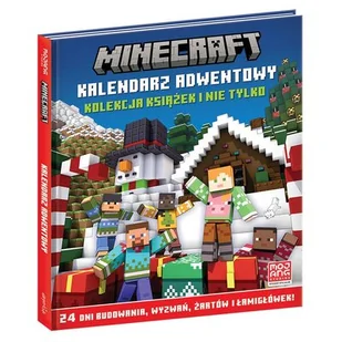 Minecraft. Kalendarz adwentowy. Kolekcja książek i nie tylko - Książki edukacyjne - miniaturka - grafika 1