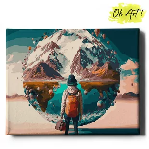 Obraz Malowanie po numerach NA RAMIE, 40x50 cm | Cały świat | Oh Art! - Malowanie po numerach - miniaturka - grafika 1