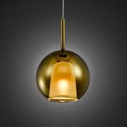Lampy sufitowe - Altavola Design EINDHOVEN LOFT No 3-abażurLampa wisząca EUFORIA No 1 20cm złota 6869-0 - miniaturka - grafika 1