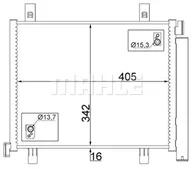 Akcesoria do klimatyzacji i ogrzewania - Skraplacz, klimatyzacja Mahle AC 747 000S - miniaturka - grafika 1