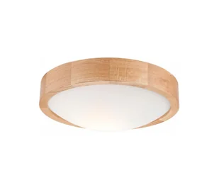 Brilagi - LED Plafon CARVALHO SLIM 1xE27/60W/230V dąb śr. 27 cm - Lampy sufitowe - miniaturka - grafika 1