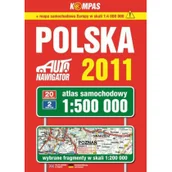 Atlasy i mapy - Carta blanca praca zbiorowa Polska. Auto nawigator 2011. Atlas samochodowy w skali 1:500 000 - miniaturka - grafika 1
