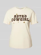 Koszulki i topy damskie - T-shirt z nadrukiem z napisem model ‘BRANDY’ - miniaturka - grafika 1
