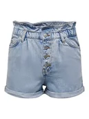 Spodenki damskie - shorts e bermuda donna only 15200196 cuba light blue denim - miniaturka - grafika 1