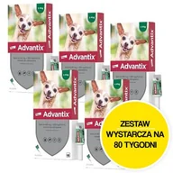 Artykuły przeciw pasożytom - Krople na pchły i kleszcze BAYER Advantix Spot-on Bardzo małe psy (do 4 kg) 20 x 0.4 ml - miniaturka - grafika 1