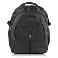 Plecaki - PLECAK MĘSKI WODOODPORNY CZARNY POJEMNY DO PRACY PAOLO PERUZZI T-103-BL - miniaturka - grafika 1