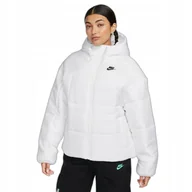 Kurtki damskie - Kurtka zimowa damska puchowa z kapturem Nike Therma-Fit FB7672-100 r. XL - miniaturka - grafika 1