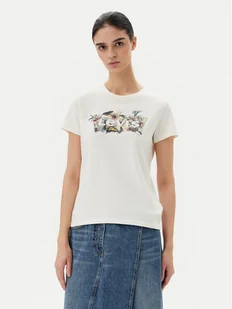Levi's® T-Shirt Perfect 17369-2948 Biały Standard Fit - Koszulki i topy damskie - miniaturka - grafika 1