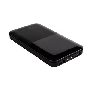 POWERBANK MX ROTH 10 000 mAh, 2xUSB, 10W Li-Po, BLACK / CZARNY, + kabel microUSB - Powerbanki - miniaturka - grafika 2