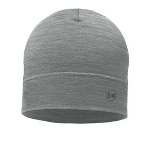 Czapka Buff Merino Lightweight Beanie 113013.933.10.00 - szara - Czapki i chusty sportowe męskie - miniaturka - grafika 1