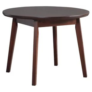 Stół drewniany OSLO 4 MDF/okleina dąb 100/130 - Stoły - miniaturka - grafika 1