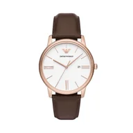 Zegarki męskie - Zegarek Emporio Armani Classics AR11572 Rose Gold/Brown - miniaturka - grafika 1