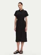 Sukienki - Tommy Hilfiger Sukienka koszulowa Ess WW0WW44653 Czarny Regular Fit - miniaturka - grafika 1