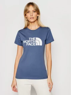 Koszulki i topy damskie - The North Face T-Shirt Easy NF0A4T1QWC41 Niebieski Regular Fit - grafika 1