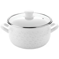 Garnki - Emalia Polska Pleszew Garnek emaliowany Polska Pleszew Pyza Diamond 18 cm 2,8 l - miniaturka - grafika 1