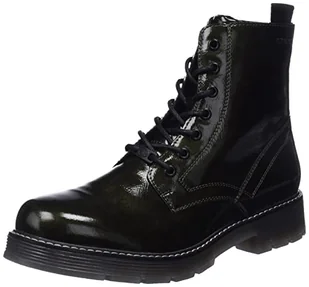 Tom Tailor Damskie sztyblety 4293501, Forest, 37 UE - Botki damskie - miniaturka - grafika 1