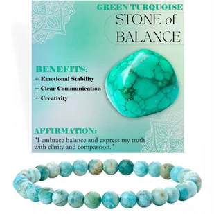 Bransoletka z Kamieni Naturalnych Wspierająca Równowagę i Kreatywność - Bransoletki - miniaturka - grafika 1