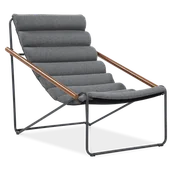 Fotele i krzesła ogrodowe - Fotel balkonowy ART Dark Grey - Focus Garden - miniaturka - grafika 1