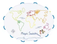 Maty edukacyjne - Kreatywna Mata Edukacyjna Mapa Świata AKSON (do malowania) - miniaturka - grafika 1