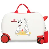 Walizki - Joumma Disney Dalmatas Family walizka dziecięca biała 45 x 31 x 20 cm twarda ABS 24,6 l 1,8 kg 4 koła bagaż podręczny, biała, walizka dziecięca - miniaturka - grafika 1