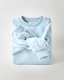 Reserved - Strukturalna bluza - jasnoniebieski - Bluzy dla dziewczynek - miniaturka - grafika 1