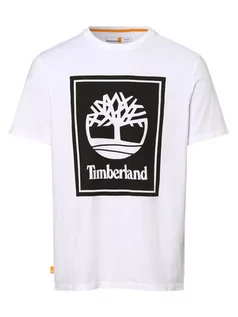 Koszulki męskie - Timberland - T-shirt męski, biały - grafika 1