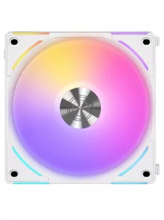 Lian Li UNI FAN AL120 V2 - Wentylator obudowy - 120 mm - Biały z oświetleniem RGB - 29 dBA - Wentylatory komputerowe - miniaturka - grafika 1