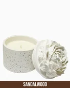 Świece - Świeca sojowa - Różany urok - 125 ml - Zapach Sandalwood - miniaturka - grafika 1