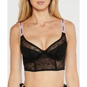 Biustonosze - Hugo Bodywear Biustonosz CROP TOP SPORTY LACE - miniaturka - grafika 1