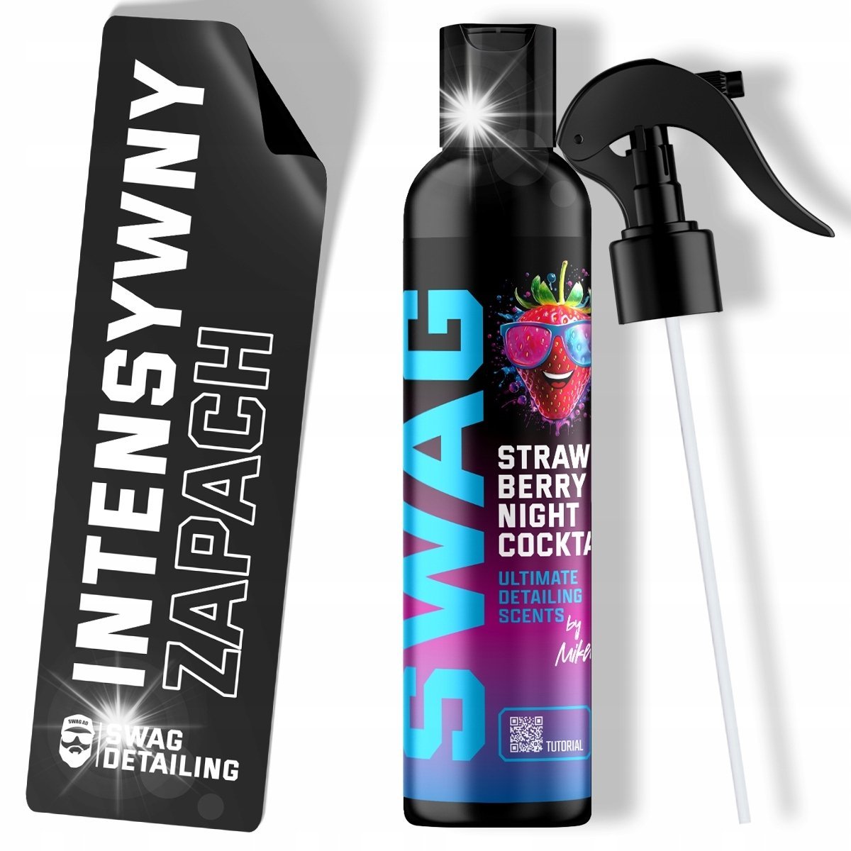 SWAG STRAWBERRY NIGHT COCKTAIL ZAPACH +Zawieszka zapachowa WE LOVE DETALING