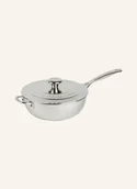 Patelnie - Le Creuset Patelnia Sauté 3-Ply Plus silber - miniaturka - grafika 1