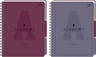 Zeszyty szkolne - Interdruk Kołozeszyt z przekładkami A4 PP Academy kratka 100 kartek - miniaturka - grafika 1