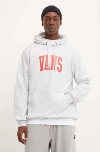 Vans bluza męska kolor szary z kapturem z nadrukiem VN000HNW1QI1 - Bluzy męskie - miniaturka - grafika 1