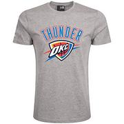 Piłka nożna - New Era Oklahoma City Thunder Team logo NBA T-Shirt Szary, s 11546143 - miniaturka - grafika 1