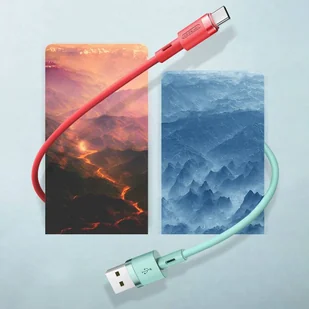 Joyroom kabel USB - USB Typ C 2,4A 1,2 m (S-1224N2 Yellow) - Kable USB - miniaturka - grafika 5