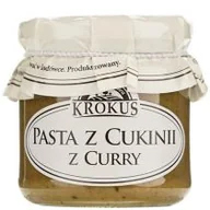 Koncentraty warzywne, przeciery - Krokus Pasta z cukinii i ciecierzycy z curry bezglutenowa 180 g - miniaturka - grafika 1