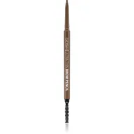 Akcesoria i kosmetyki do stylizacji brwi - GOSH - Ultra Thin Brow Pencil - Wodoodporna kredka do brwi - 0.09 g - 002 GREYBROWN - miniaturka - grafika 1