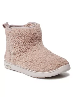 Botki damskie - Skechers Botki Fluff Love 175192/NAT Beżowy - grafika 1