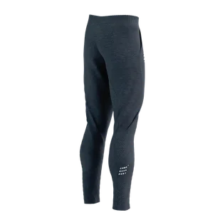 COMPRESSPORT Spodnie biegowe SEAMLESS PANTS mood indigo melange - Spodnie sportowe damskie - miniaturka - grafika 7